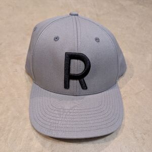 Radmor Strap Back Hat Men's Gray Logo Golf
